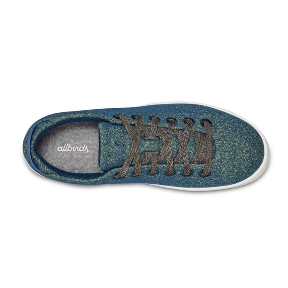 Allbirds Wool Pipers in Garden Blue (White Sole) men shoes size 13